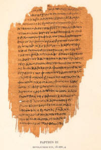 Chester Beatty Papyri  Book of Revelation 