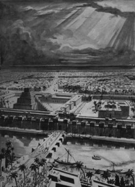Babylon as seen by Daniel during the time of Nebuchadnezzar